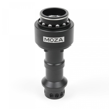 Vue latérale de la rallonge MOZA pour base de volant